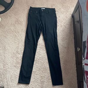 hyper stretch black jeans